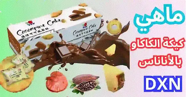 كيكة الكاكاو بالأناناس DXN